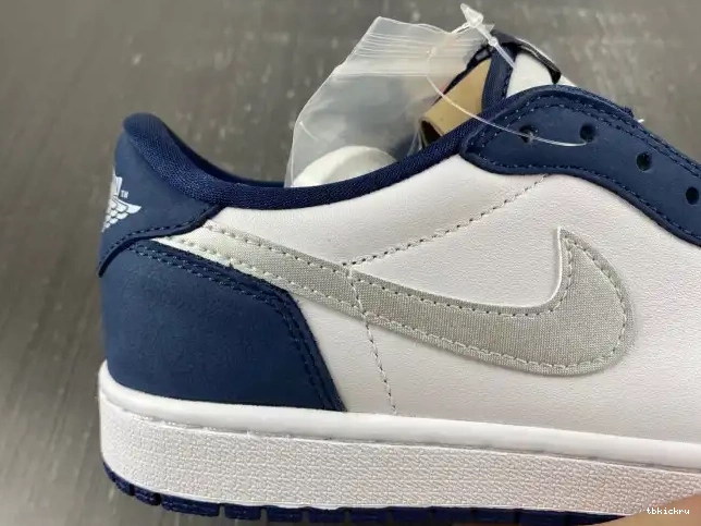 Cheap TBK Midnight SB CJ7891-400 Jordan 1 Low Navy 0406